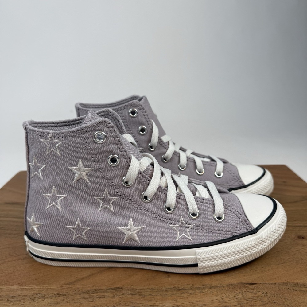 New Big Kids Converse Chuck Taylor All Star High 'Starry' Sneaker Sz 3 Y